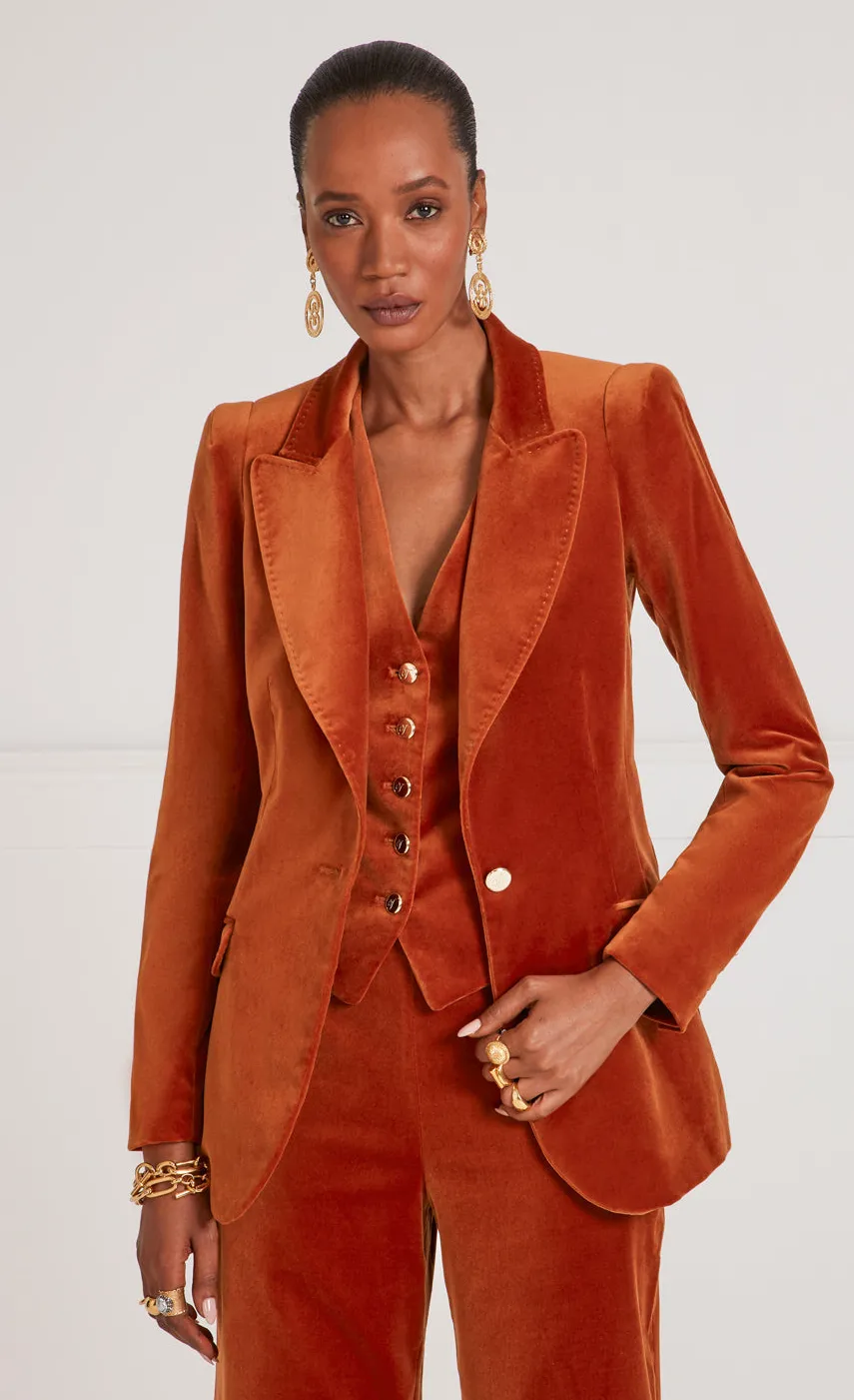 Temperley London Clove Velvet Jacket<Women Coats & Jackets