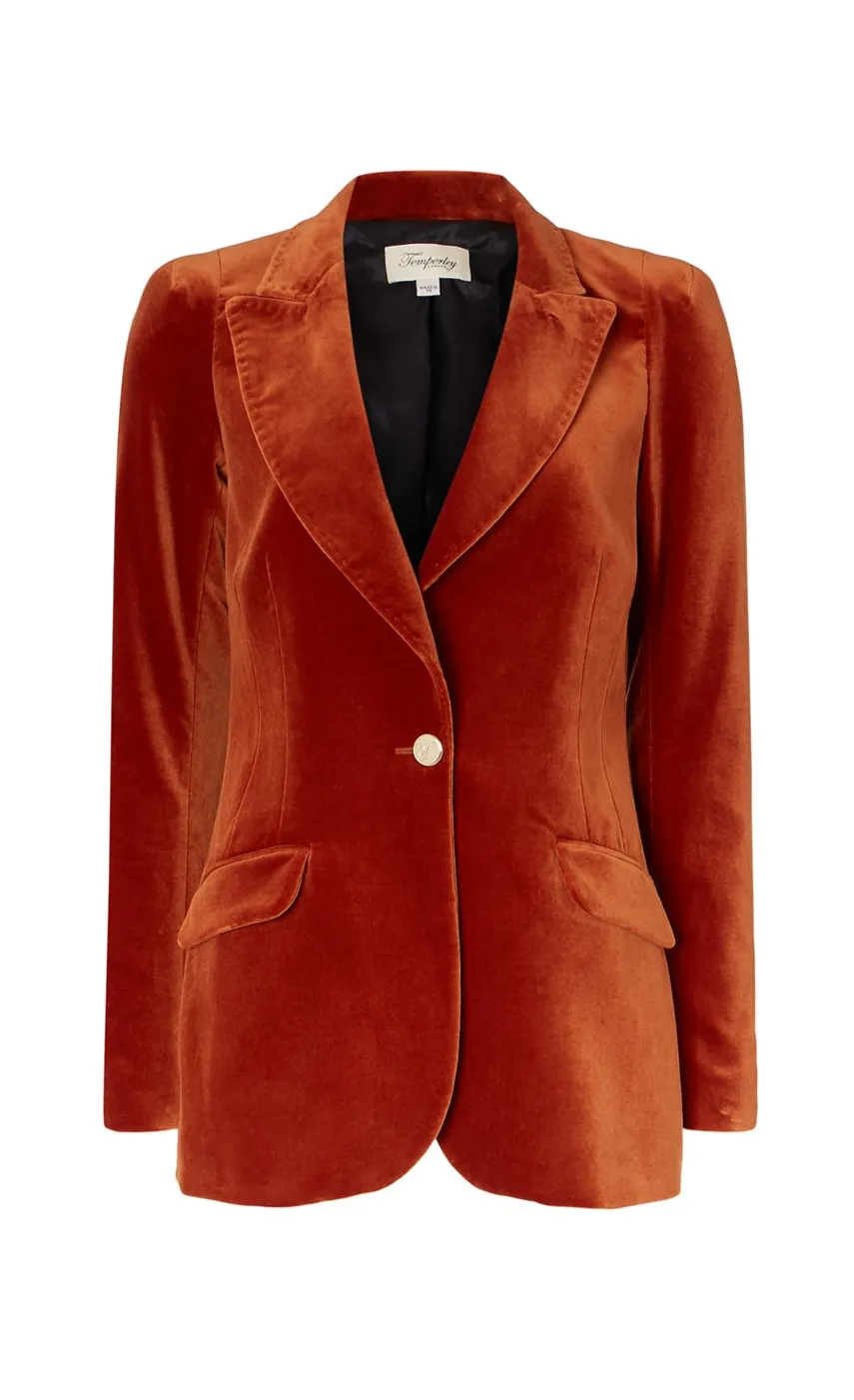 Temperley London Clove Velvet Jacket<Women Coats & Jackets