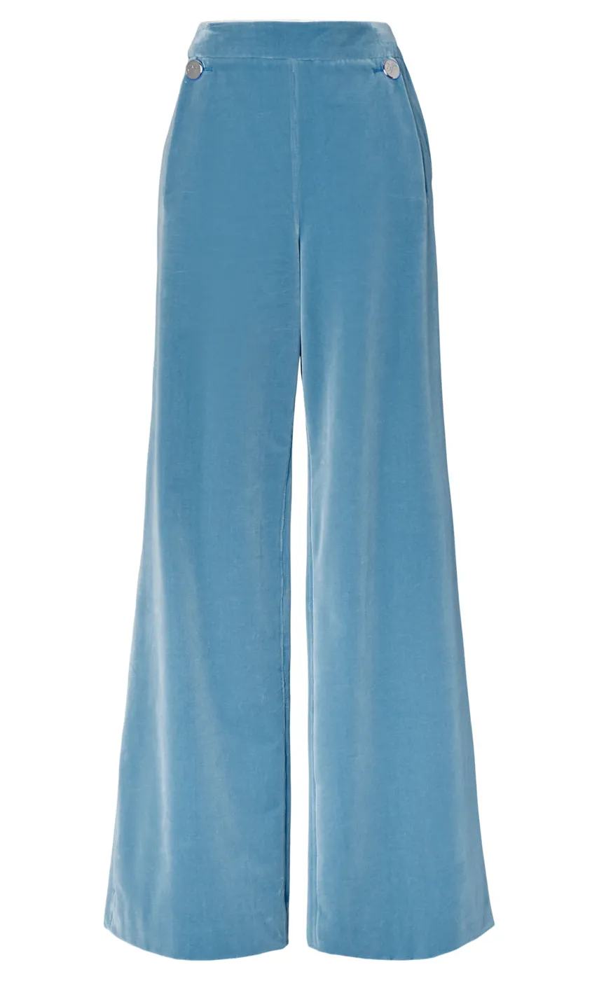 Temperley London Clove Velvet Waisted Trousers<Women Trousers