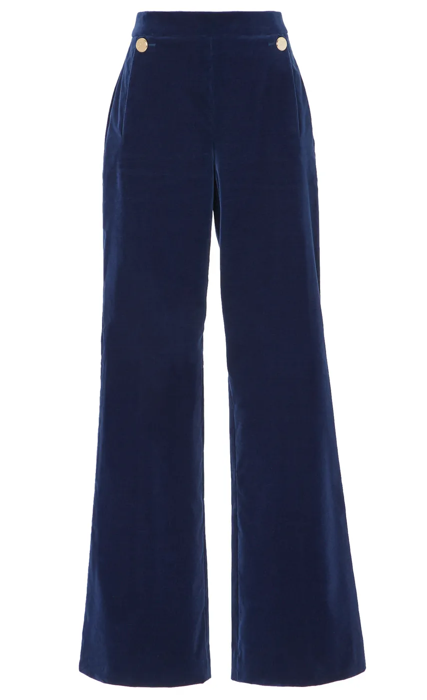 Temperley London Clove Velvet Waisted Trousers<Women Trousers