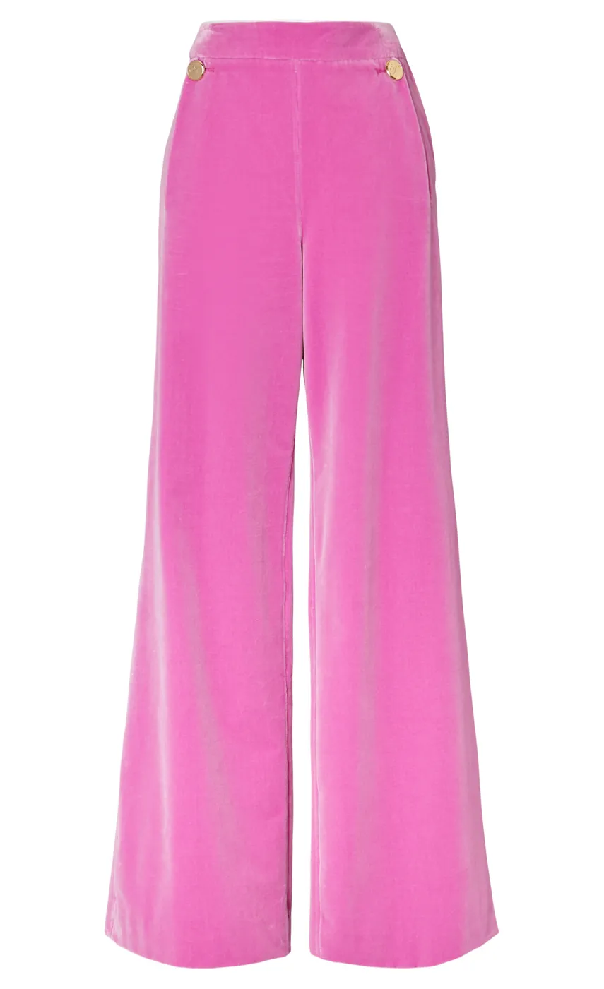 Temperley London Clove Velvet Waisted Trousers<Women Trousers