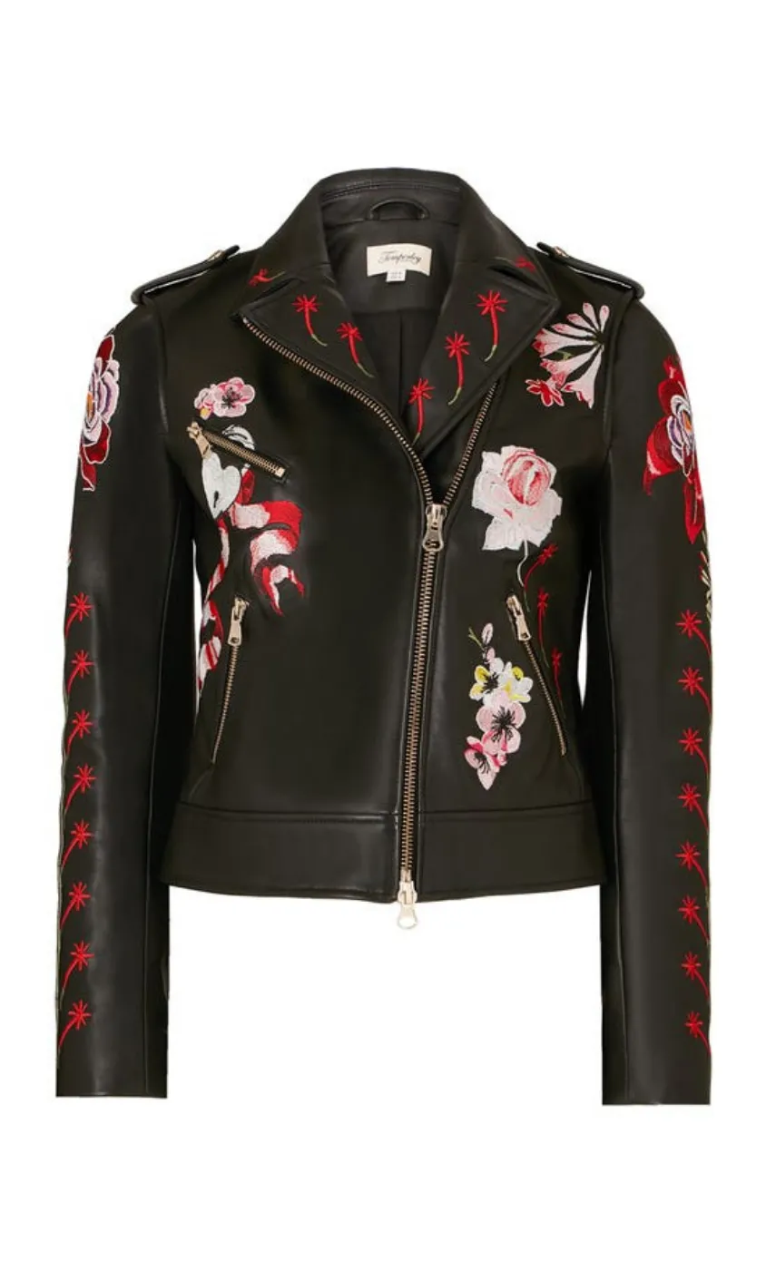 Temperley London Darcy Leather Jacket<Women Coats & Jackets