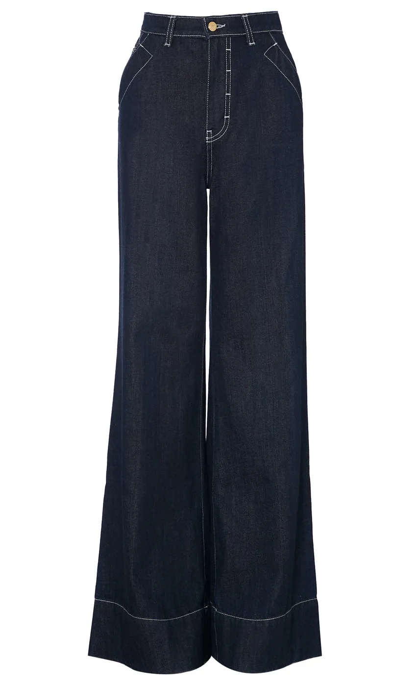 Temperley London Fontana Wide Leg Jean<Women Trousers