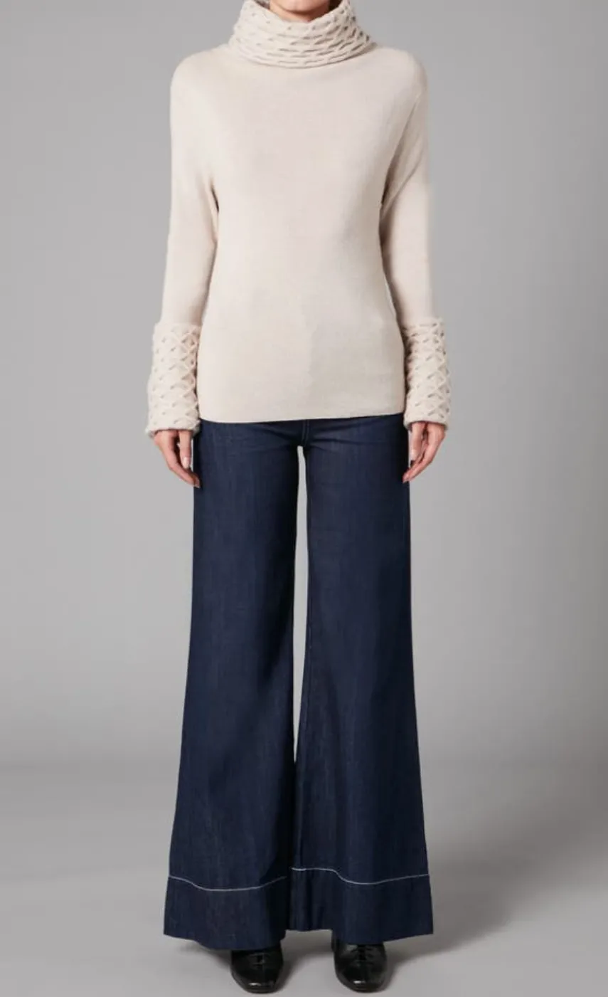 Temperley London Honeycomb Knit Longer Sleeve Jumper<Women Knitwear