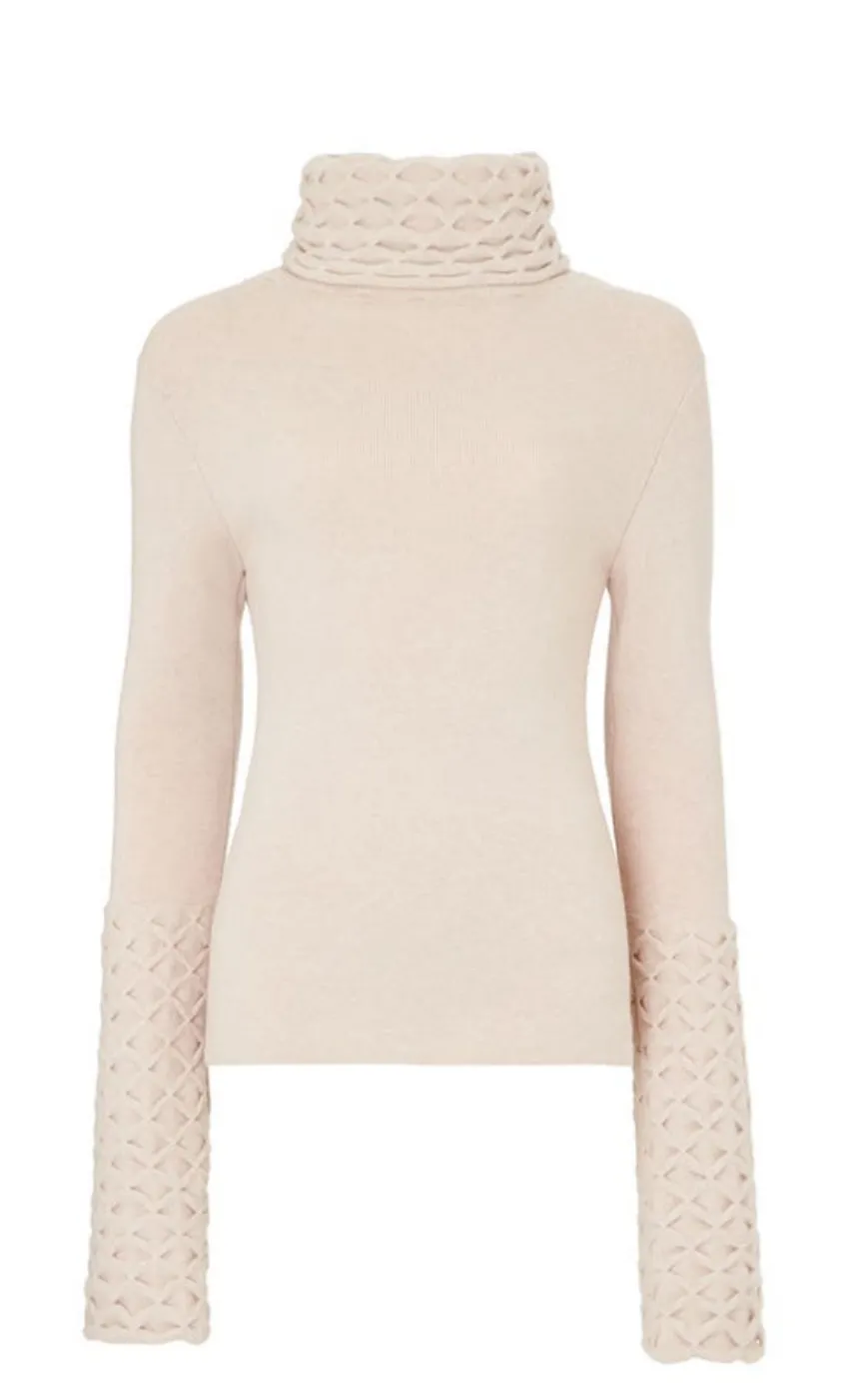 Temperley London Honeycomb Knit Longer Sleeve Jumper<Women Knitwear