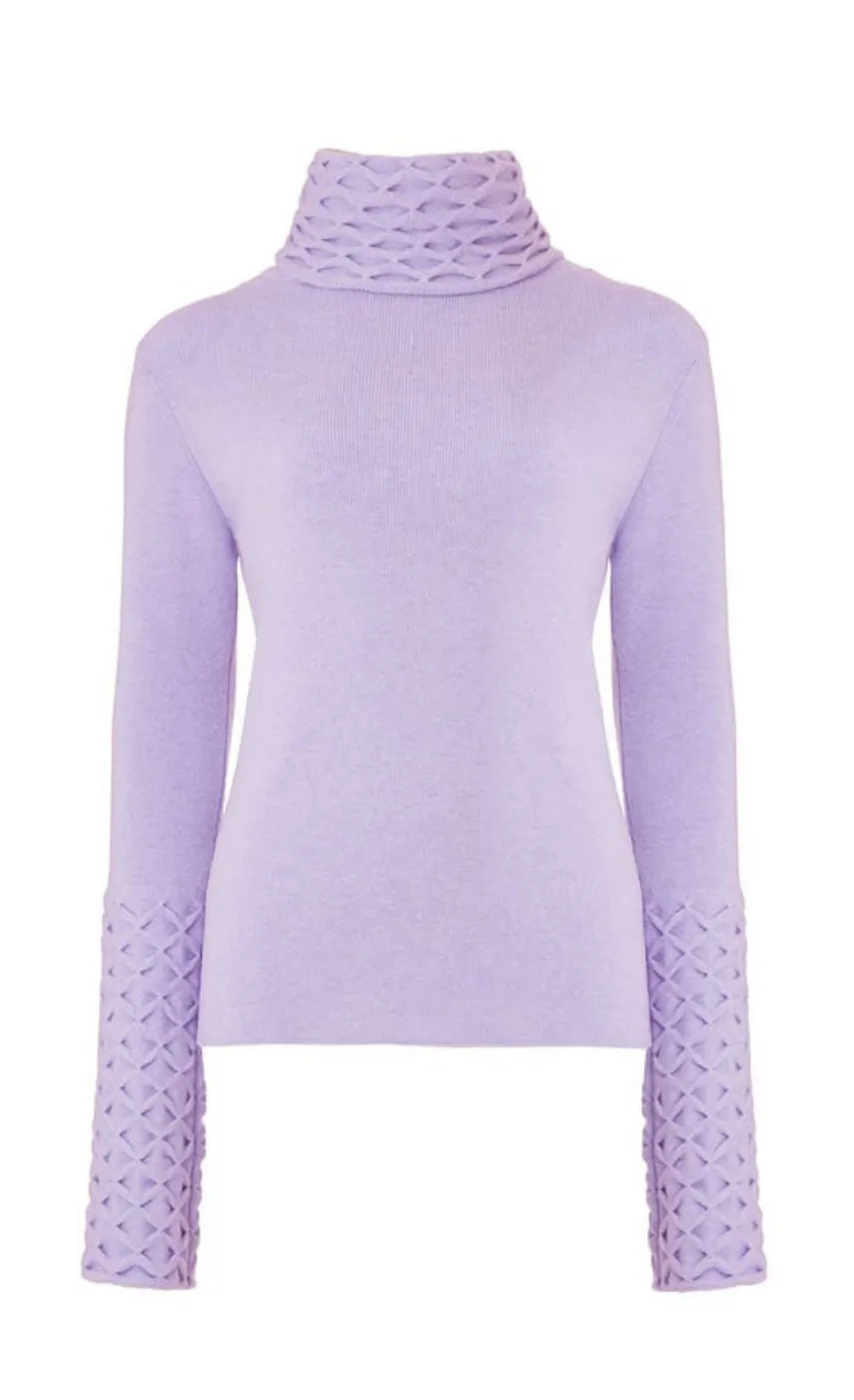 Temperley London Honeycomb Knit Longer Sleeve Jumper<Women Knitwear