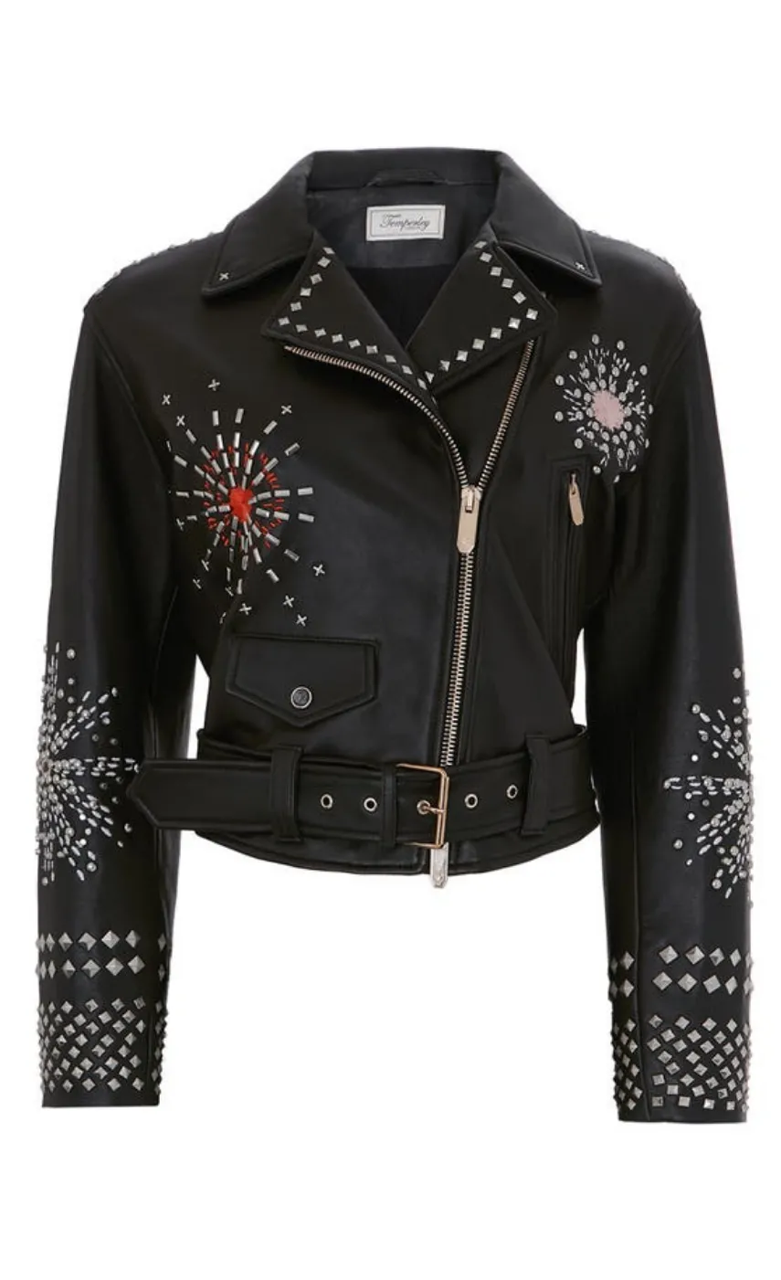 Temperley London Rebel Leather Jacket<Women Coats & Jackets