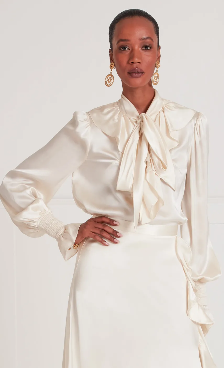 Temperley London Skyler Ruffle Blouse<Women Tops