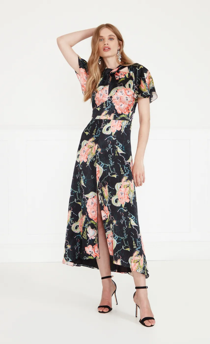 Temperley London Yolande Print Midi Dress<Women Dresses & Jumpsuits