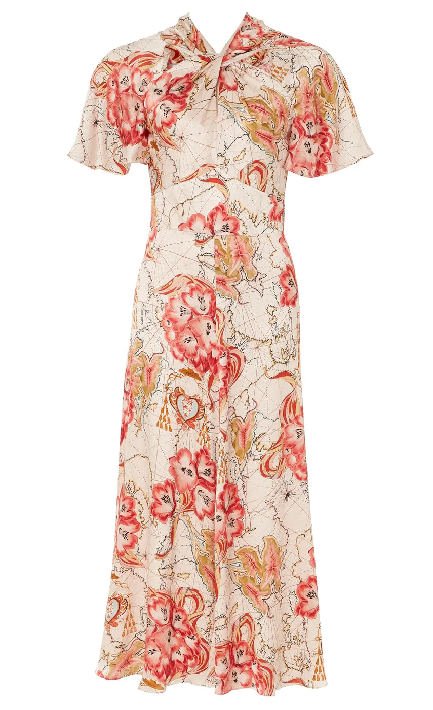 Temperley London Yolande Print Midi Dress<Women Dresses & Jumpsuits