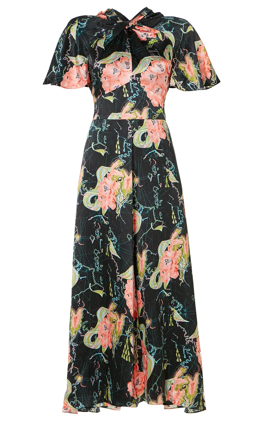 Temperley London Yolande Print Midi Dress<Women Dresses & Jumpsuits