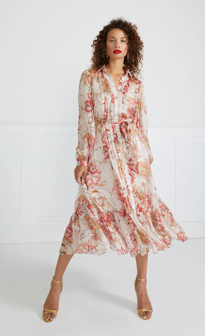 Temperley London Yolande Print Shirt Dress<Women Dresses & Jumpsuits