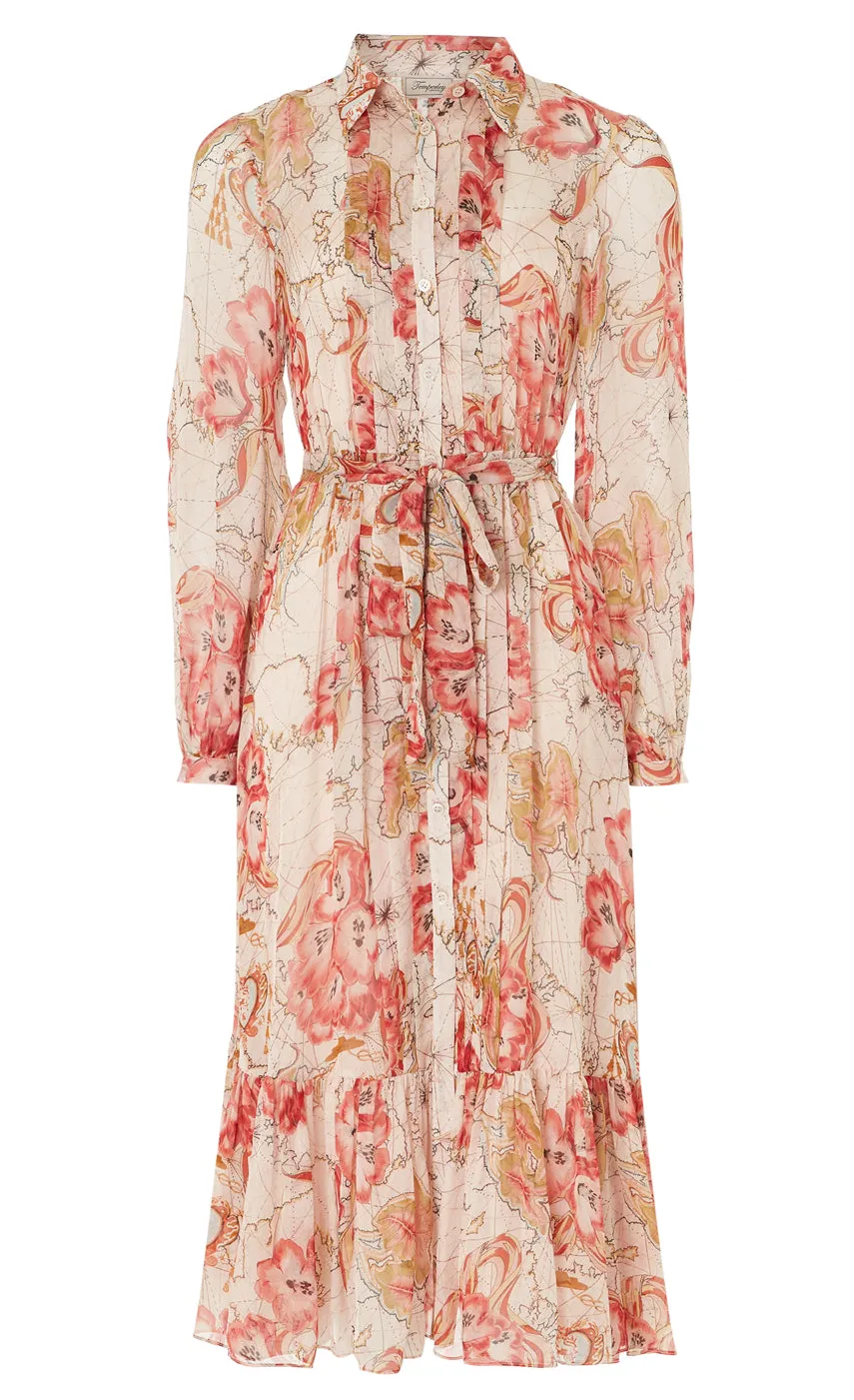 Temperley London Yolande Print Shirt Dress<Women Dresses & Jumpsuits